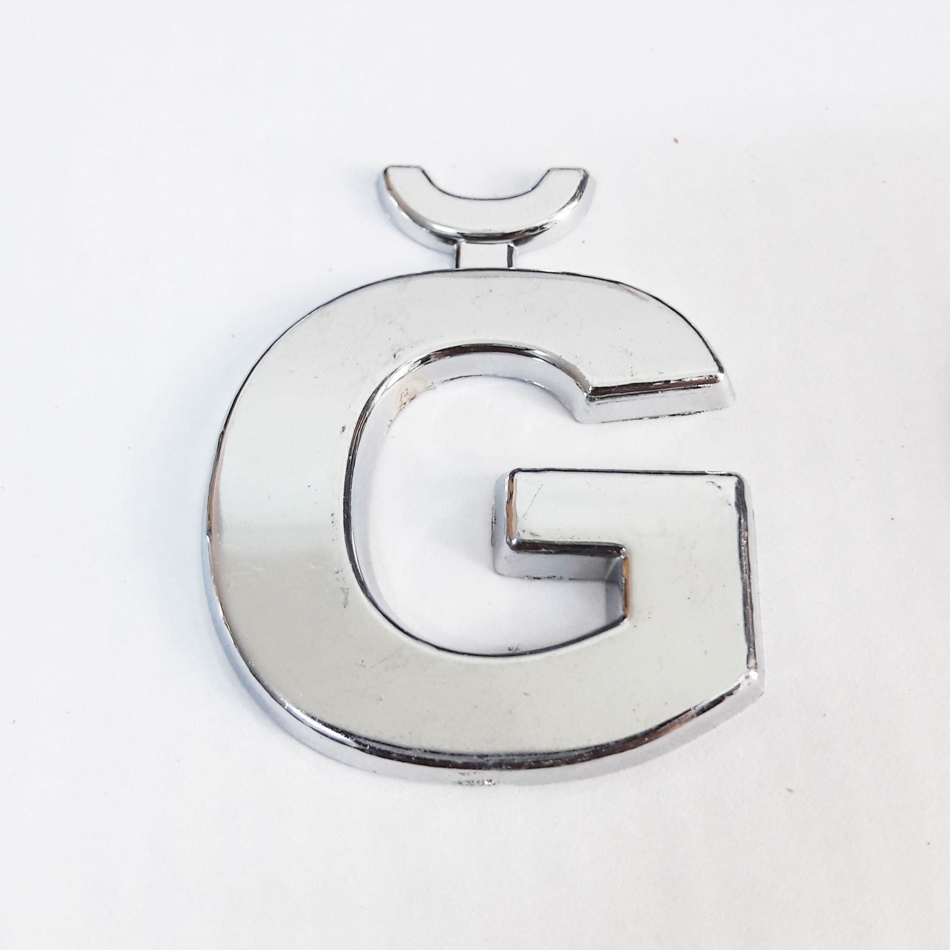 Cemax Ğ Harfi  3,75 Cm Krom Yapışkanlı