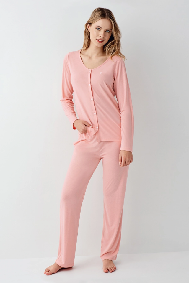 Arnetta 3460-S Kadın Uzun Kol Pijama Takım