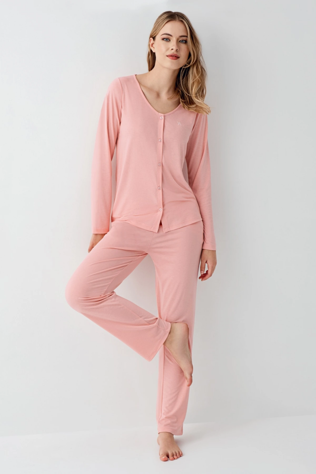 Arnetta 3460-S Kadın Uzun Kol Pijama Takım