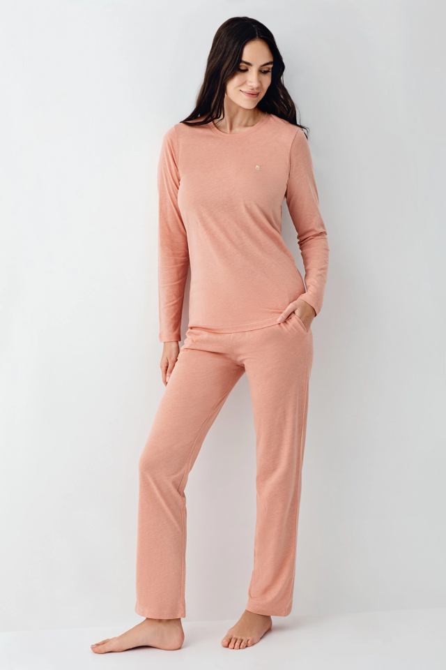 Pierre Cardin 9063-S Kadın Uzun Kol Pijama Takım