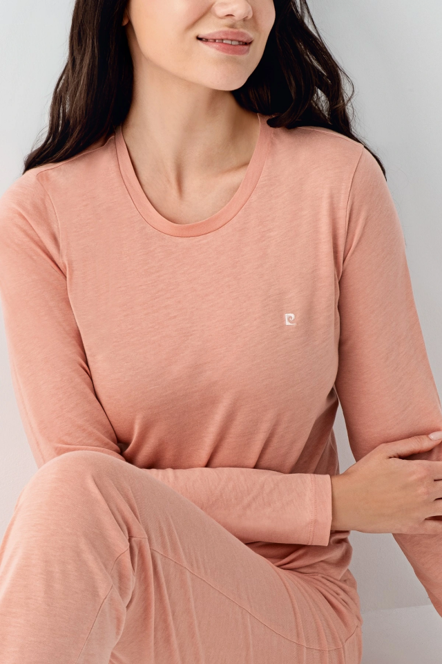 Pierre Cardin 9063-S Kadın Uzun Kol Pijama Takım