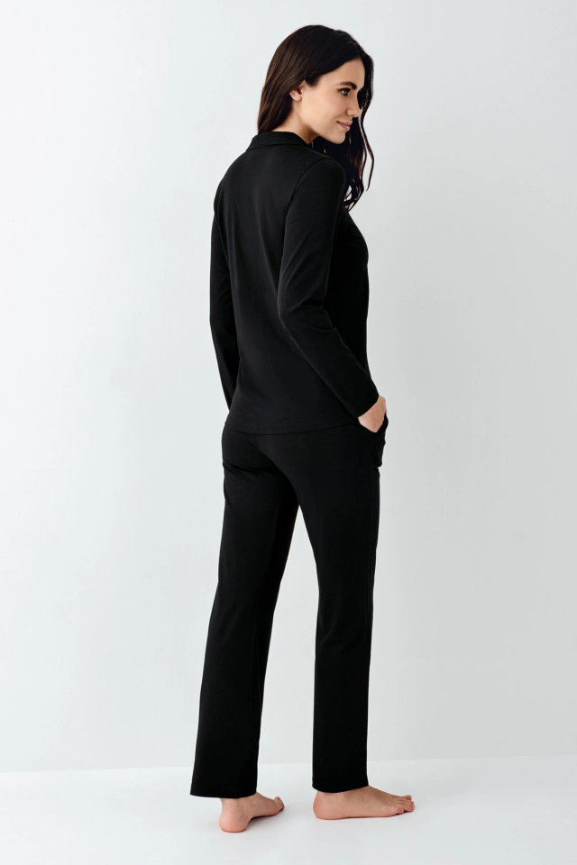 Pierre Cardin 9115-S Kadın Uzun Kol Pijama Takımı