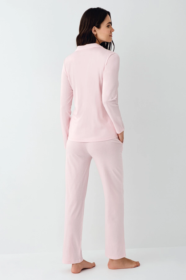 Pierre Cardin 9115-S Kadın Uzun Kol Pijama Takımı