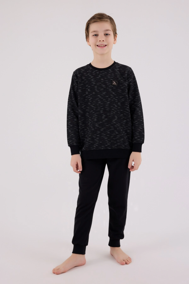 Arnetta 3504-G Erkek Çocuk Uzun Kol Pijama Takım