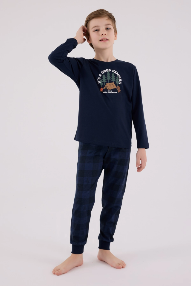 Arnetta 3500-2 Erkek Çocuk Uzun Kol Pijama Takım