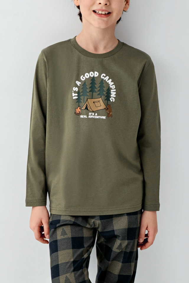 Arnetta 3500-2 Erkek Çocuk Uzun Kol Pijama Takım