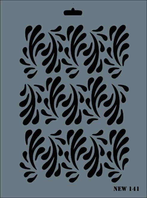 Rich New Seri N141 Stencil 35X25 Cm