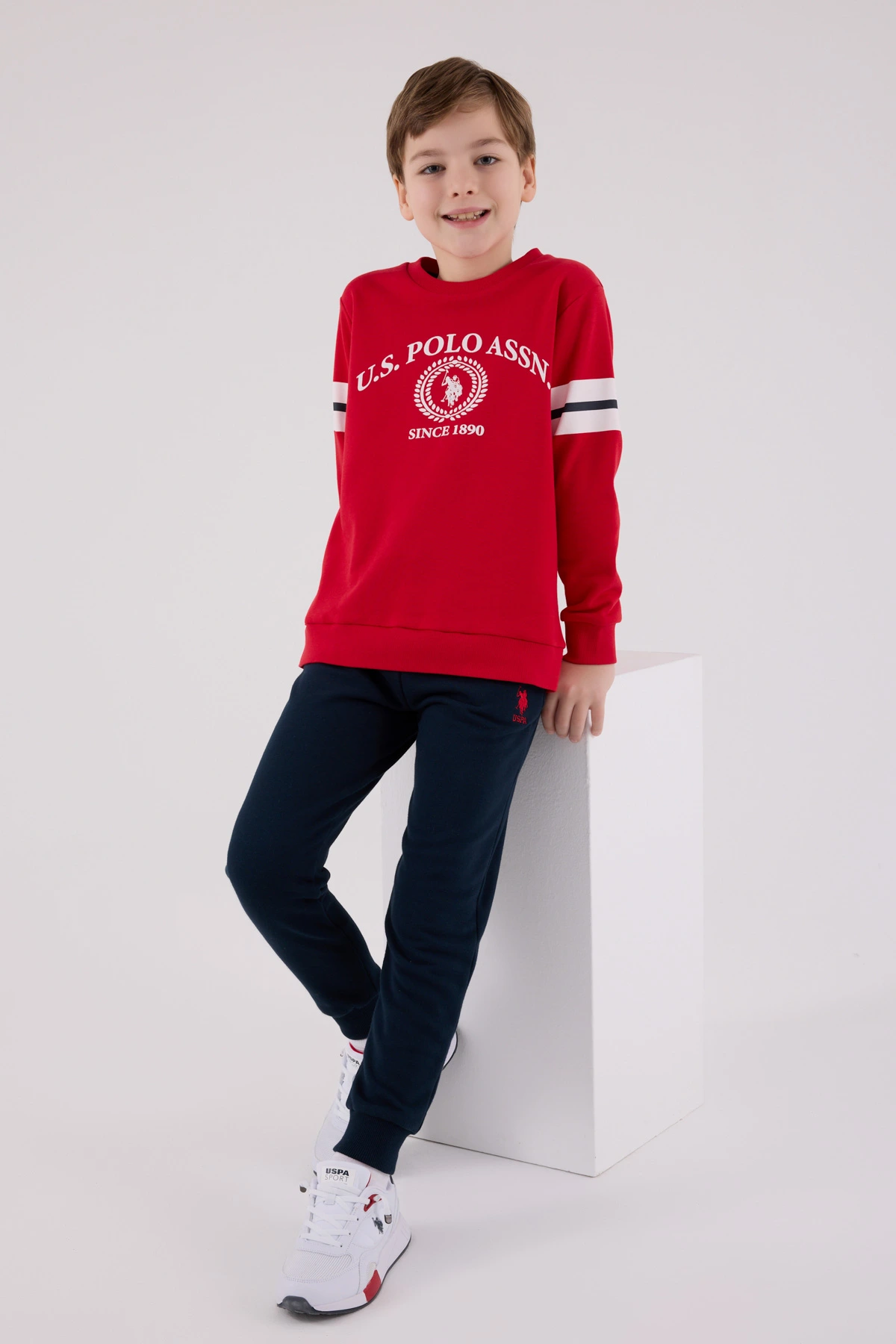 U.S. Polo Assn Kids 2201-4 Erkek Çocuk Eşofman Takımı