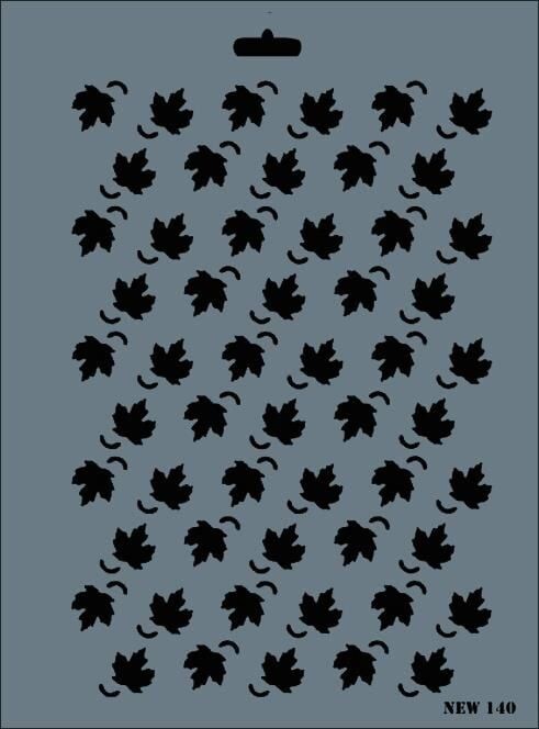 Rich New Seri N140 Stencil 35X25 Cm