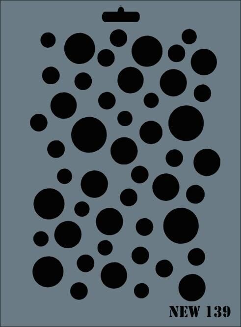 Rich New Seri N139 Stencil 35X25 Cm