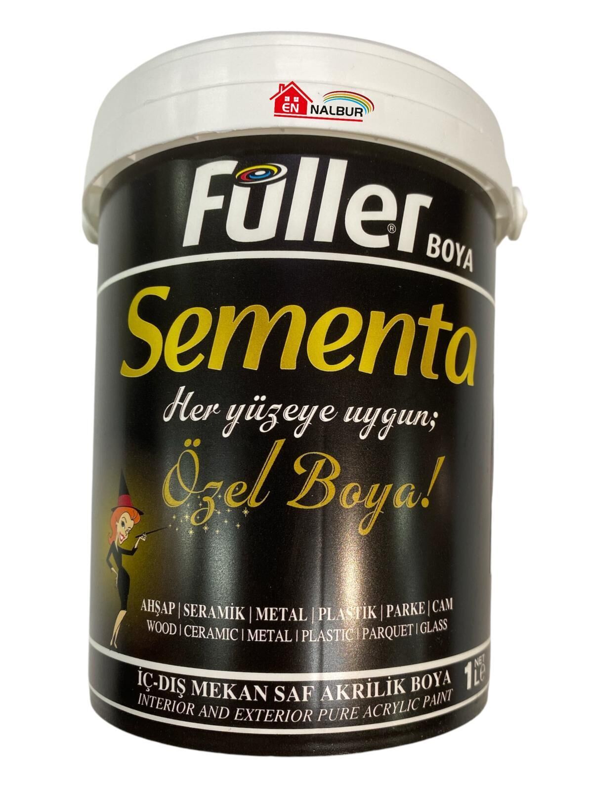 Sementa Özel Su Bazlı Saf Akrilik Boya 0,5 Litre Beyaz