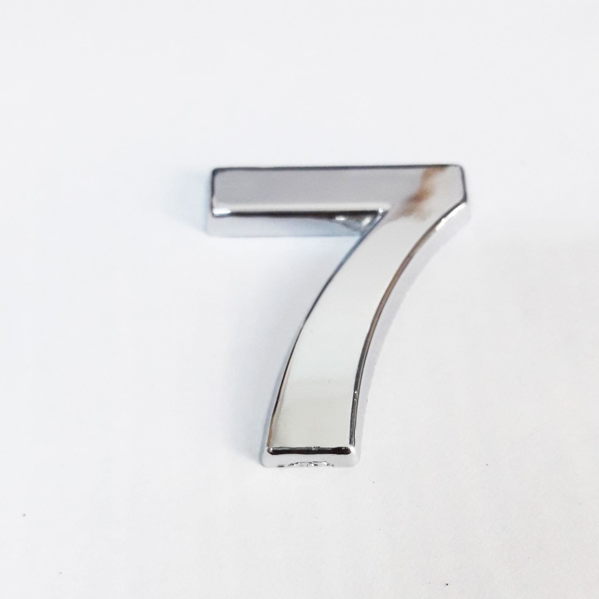 Cemax 7 Rakamı 3,75 Cm Krom Yapışkanlı