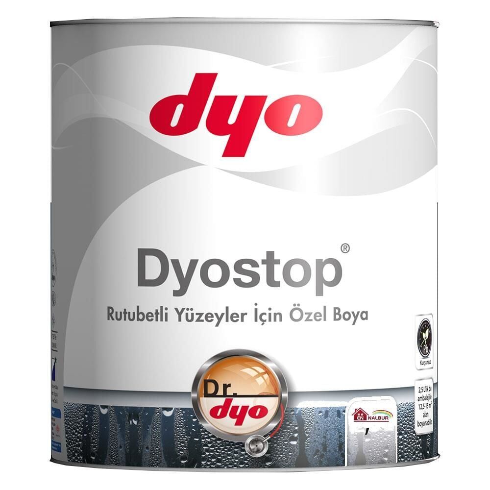 Dyo Dyostop Rutubet Ve Nem Boyası 0,75 Litre