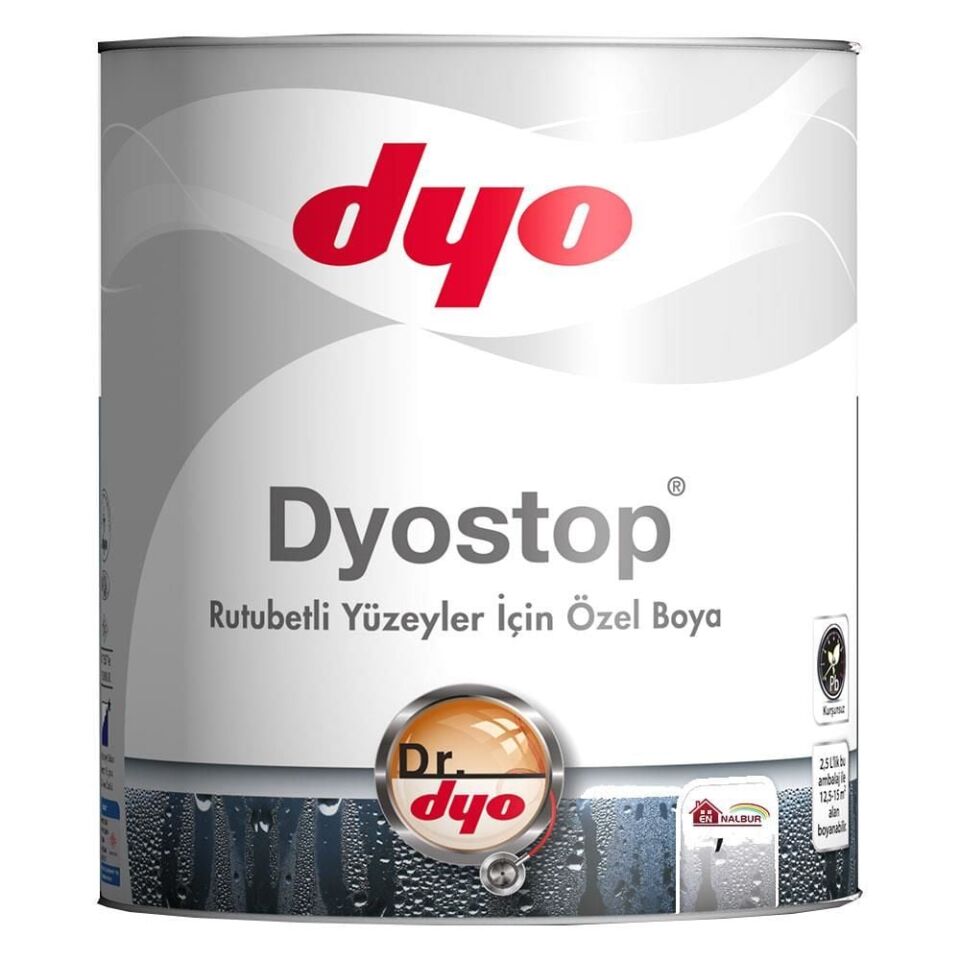 Dyo Dyostop Rutubet Ve Nem Boyası 2,5 Litre