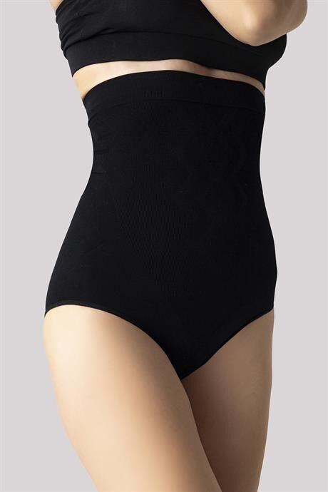 Kadın Siyah Yüksek Bel Korse Külot – Toparlayıcı, Bel İnceltici, Göbek Sıkılaştırıcı Şekillendirici