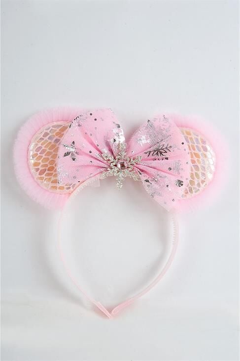 Kar Tanesi Tasarımlı Rengarek Çocuk Tacı