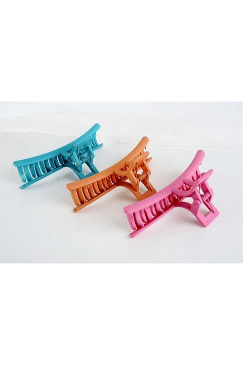 3'lü Mat Renk Renk Kaliteli Mandal Toka Seti