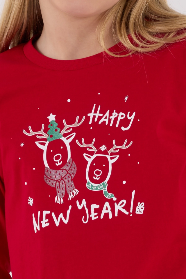 Arnetta 3514-G Kız Çocuk Uzun Kol Pijama Takım