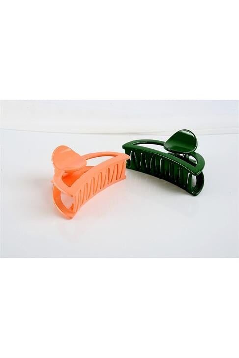 2'li Büyük Boy Parlak Renk Renk Kaliteli Mandal Toka Seti