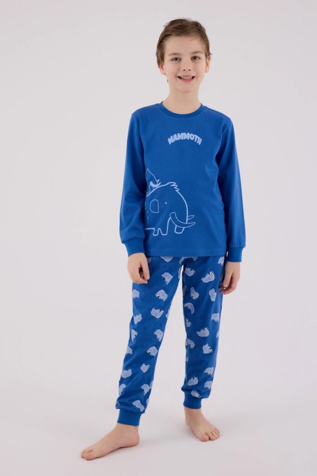 RolyPoly 3666-2 Erkek Çocuk Uzun Kol Pijama Takım