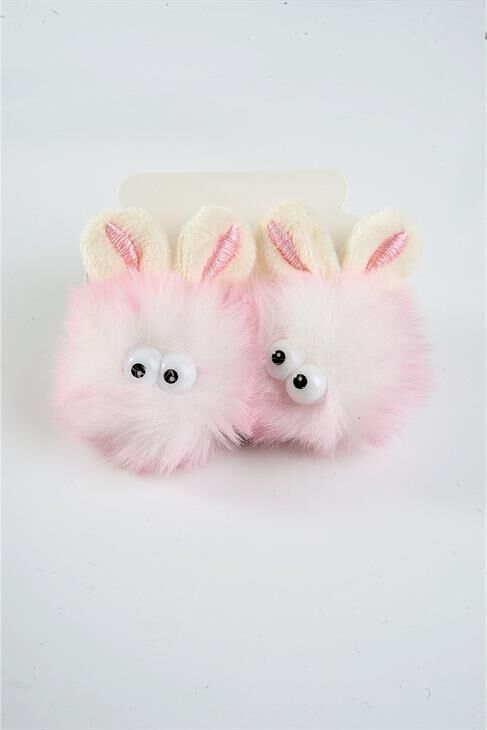 Ponpon Tasarımlı Bebek Çocuk Genç Lastik Tokası