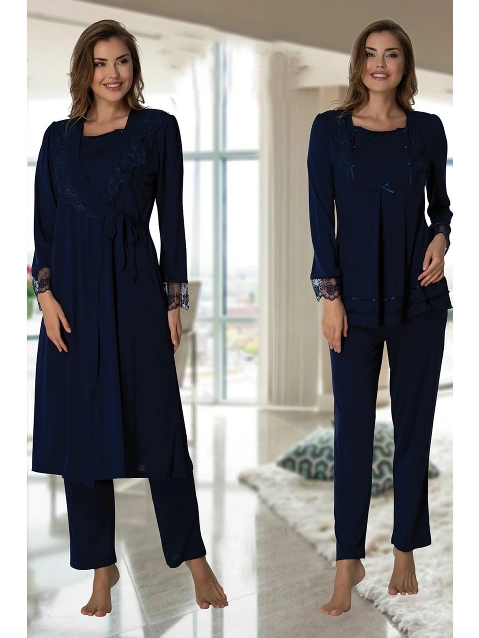 Effortt 2018  Sabahlıklı Lohusa Pijama Takımı