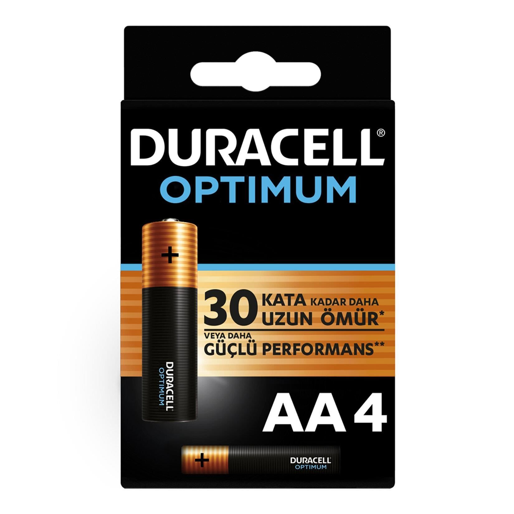 Duracell Optimum Alkalin Pil Aa 4' Lü Paket