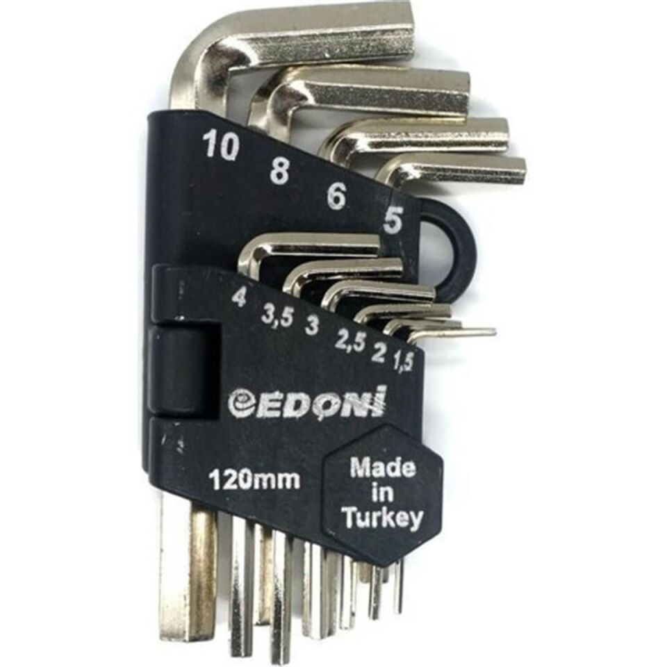Edoni Eas 120 Nikel Allen Seti 10 Parça