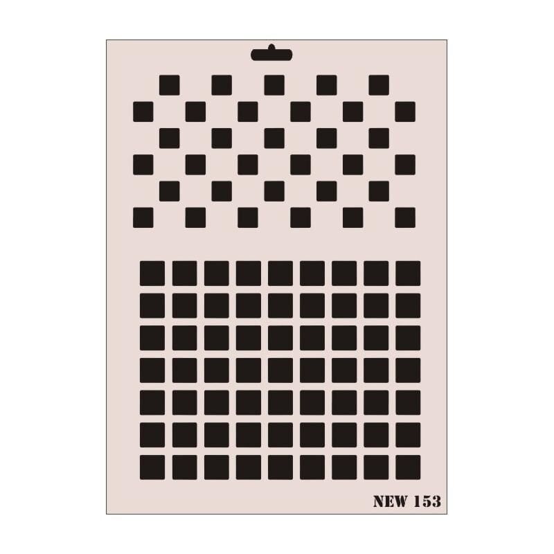 Rich New Seri N153 Stencil 35X25 Cm