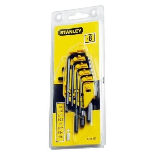 Stanley St069252 Allen Anahtar Takımı 8 Parça İnç Ölçü