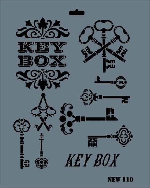 Rich New Seri N110 Stencil 35X25 Cm