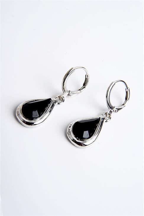 Damla Tasarımlı İnci Taşlı Kolye Küpe Takım