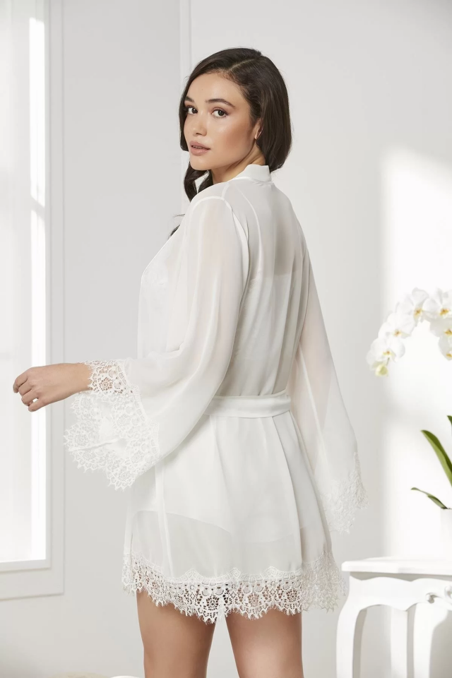 Pierre Cardin 7005 Sabahlıklı Şort Gecelik Takım