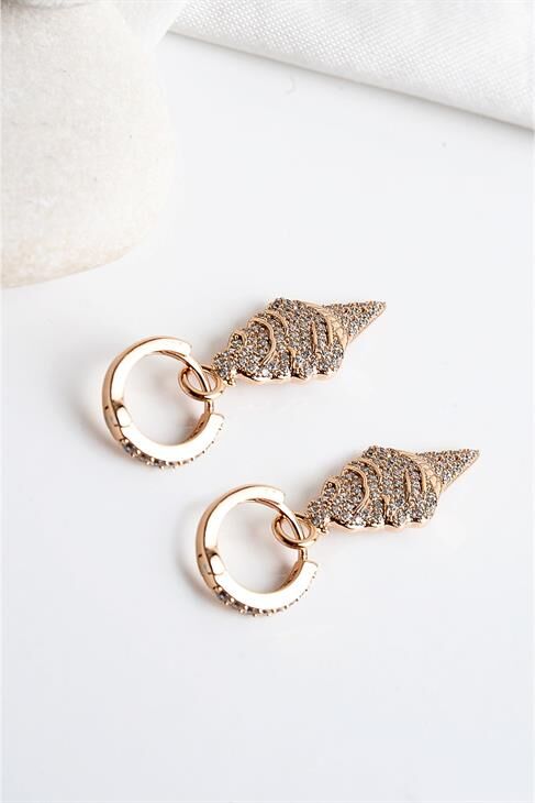 Xuping Kararma Yapmama Garantili Dondurmalı Zirkonium Taşlı Küpe