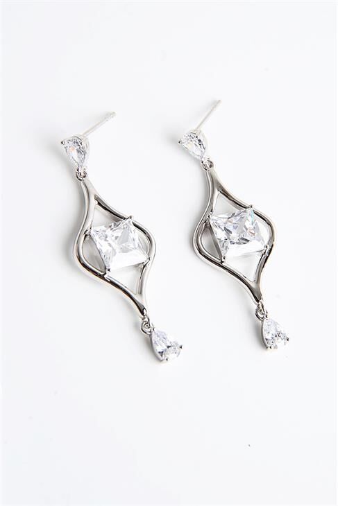 Xuping Kararma Yapmama Garantili Zirkonium Taşlı Küpe