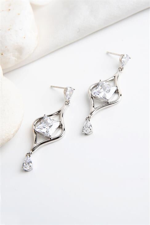 Xuping Kararma Yapmama Garantili Zirkonium Taşlı Küpe