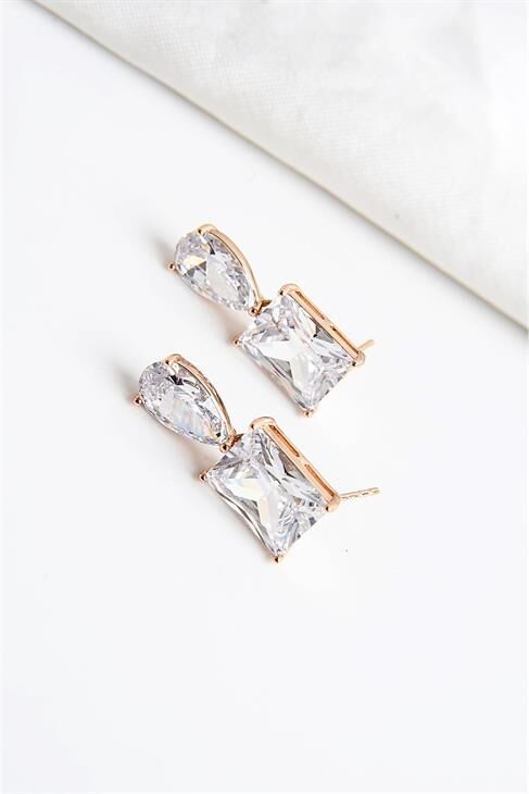 Xuping Alerji Ve Kararma Yapmama Garantili Zirkonium Taşlı Küpe