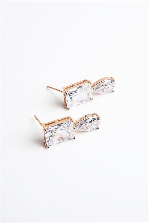 Xuping Alerji Ve Kararma Yapmama Garantili Zirkonium Taşlı Küpe