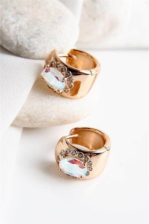 Xuping Alerji Ve Kararma Yapmama Garantili Zirkonium Taşlı Küpe