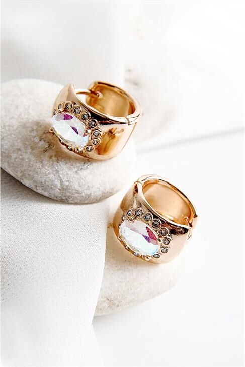 Xuping Alerji Ve Kararma Yapmama Garantili Zirkonium Taşlı Küpe