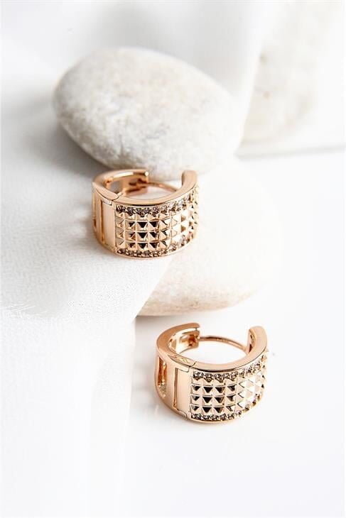 Xuping Kararma Yapmama Garantili Zirkonium Taşlı Küpe