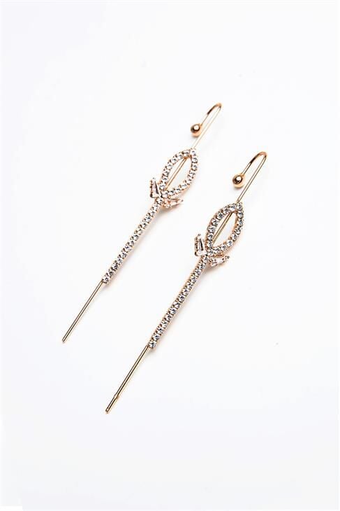 Xuping Kararma Yapmama Garantili Zirkonium Taşlı Küpe