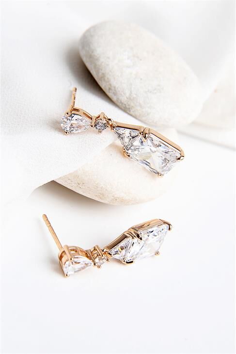 Xuping Alerji Ve Kararma Yapmama Garantili Zirkonium Taşlı Küpe