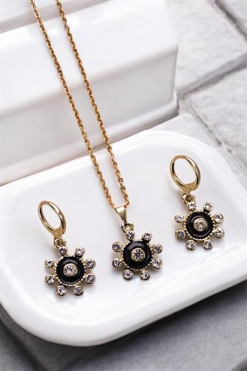 Özel Tasarımlı Kolye Küpe Takım Seti