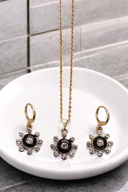 Özel Tasarımlı Kolye Küpe Takım Seti