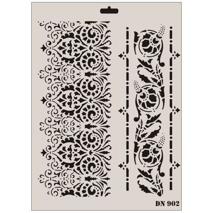Rich Dantel Seri Dn902 Stencil 35X25 Cm