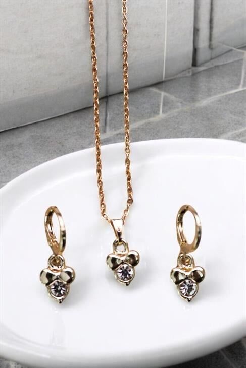 Özel Tasarımlı Kolye Küpe Takım Seti