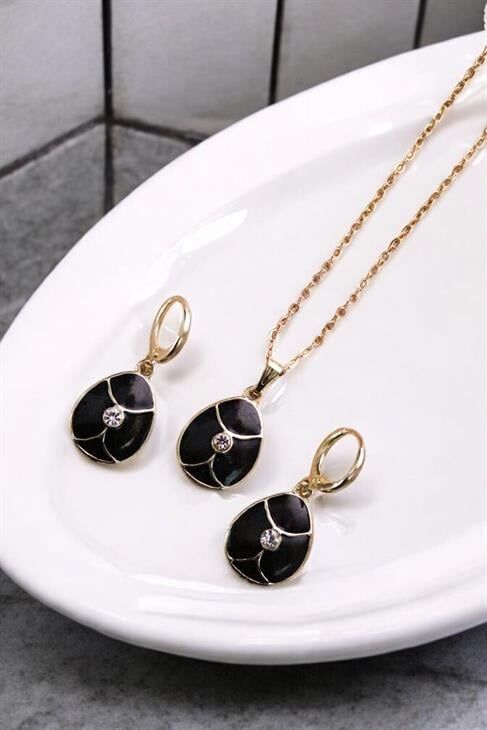 Özel Tasarımlı Kolye Küpe Takım Seti