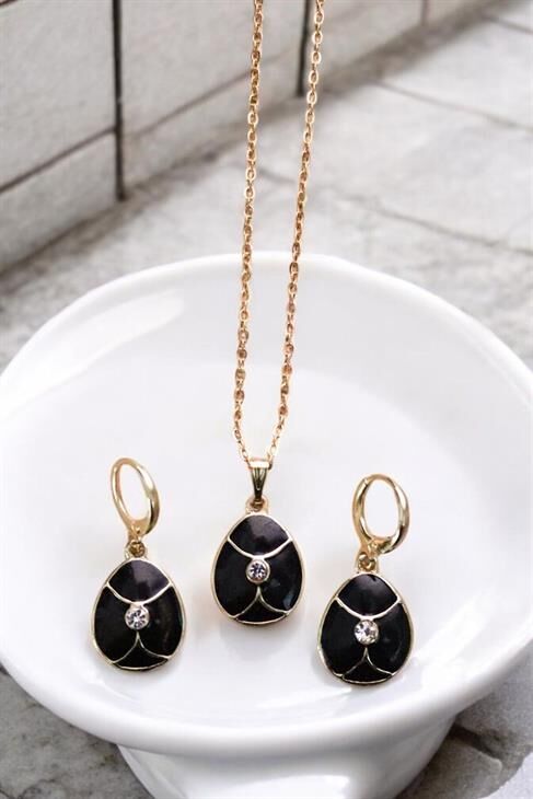 Özel Tasarımlı Kolye Küpe Takım Seti