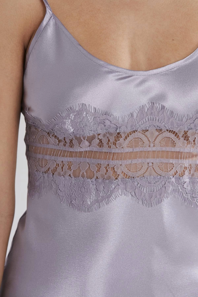 Pierre Cardin 2490 Bayan Sabahlıklı Saten Şort Takım